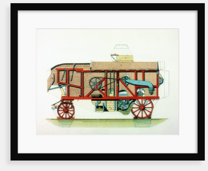 Portable threshing machine by Anonymous