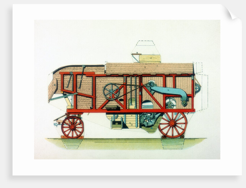 Portable threshing machine by Anonymous
