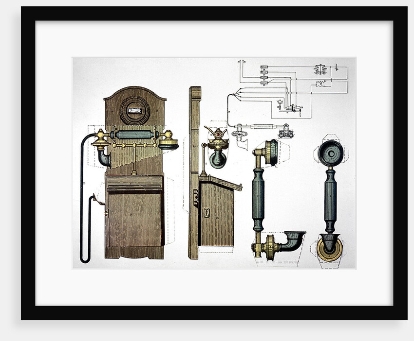 Wall mounted telephone by Anonymous