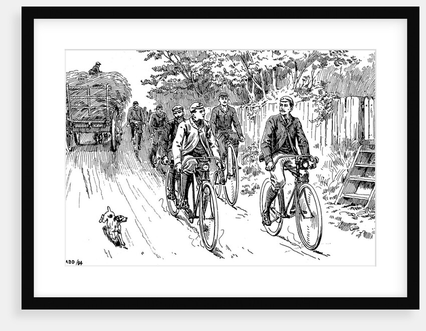 British cycle club out for a country ride by Anonymous