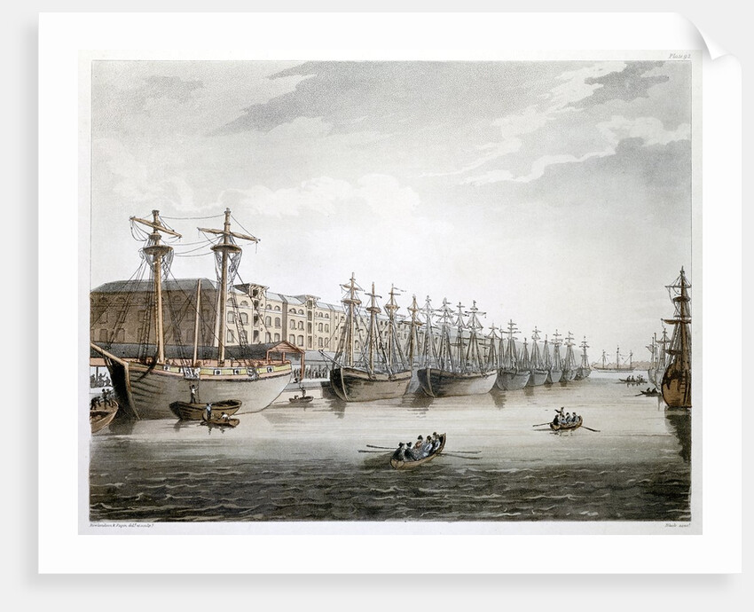West India Docks by Anonymous
