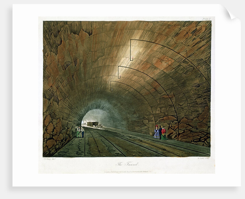 Railway tunnel by Anonymous