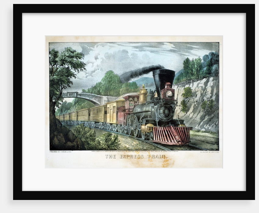 The Express Train by Currier & Ives