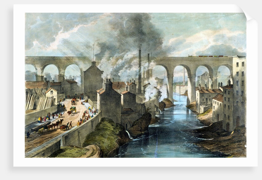 Stockport viaduct in Greater Manchester by Anonymous