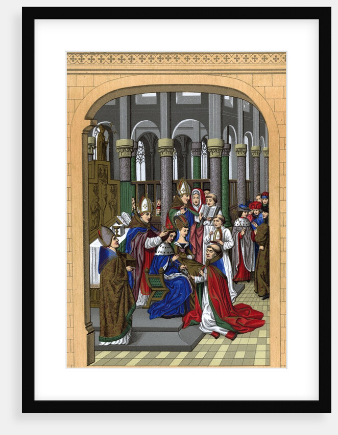 Coronation of Charles V, King of France by Anonymous