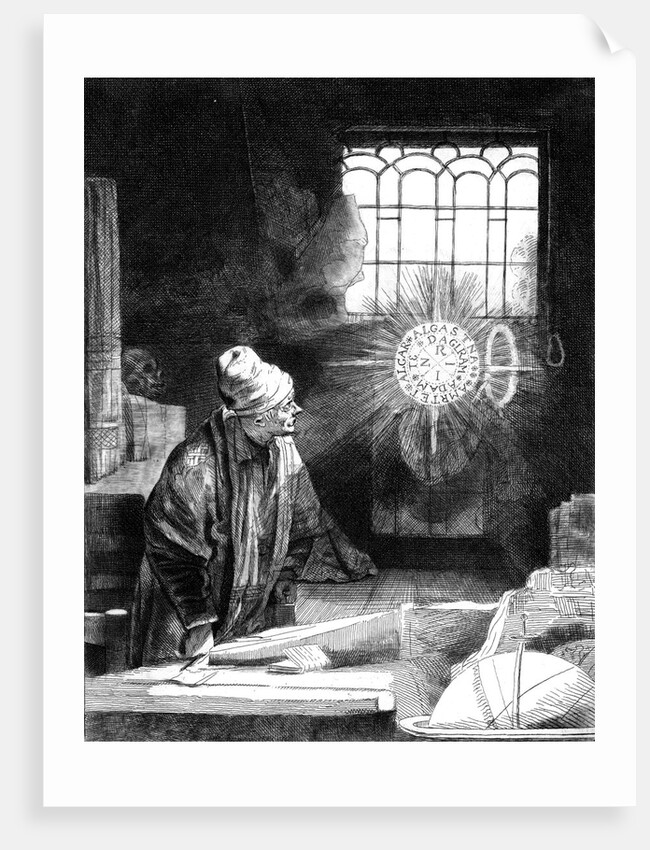 Dr Faustus in his study by Anonymous