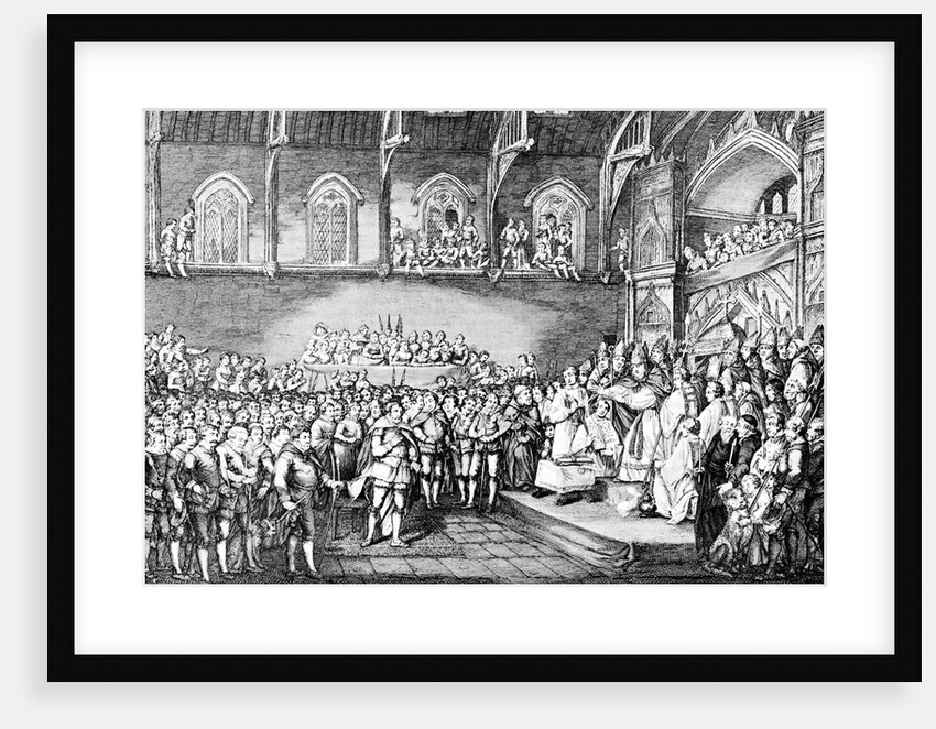 Henry III renewing the Magna Carta in 1253 by Anonymous
