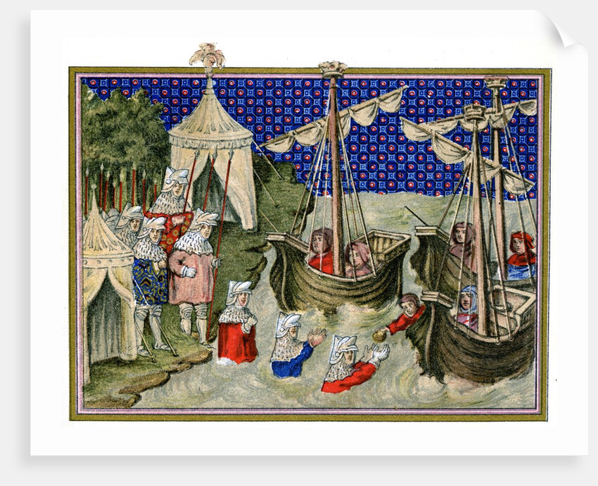Ships bringing provisions to the English host, Richard II's campaign in Ireland by Anonymous