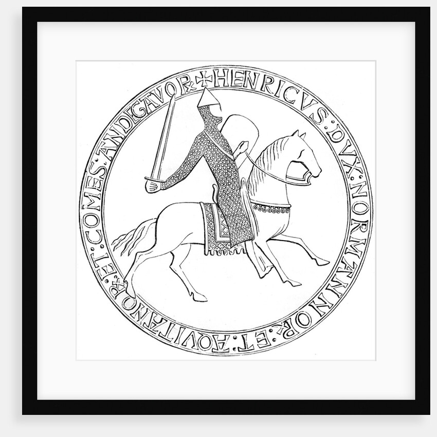 The seal of King Henry II of England by Anonymous