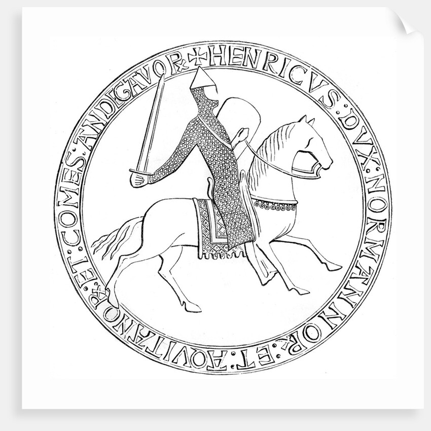 The seal of King Henry II of England by Anonymous