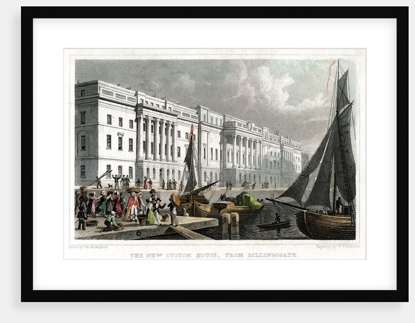 Custom House in London by Anonymous