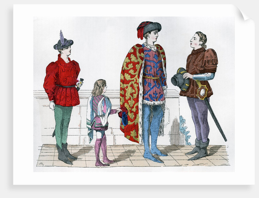 Page, master and valet by Anonymous