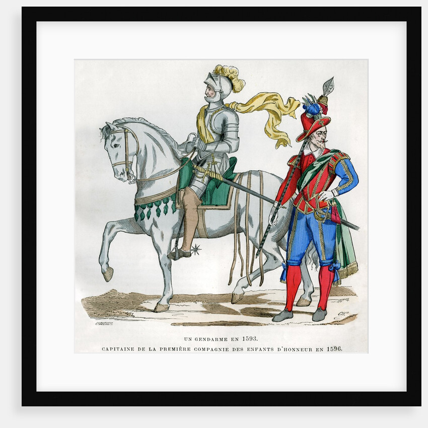 Gendarme, 1583, and captain of the 1st Company of the Enfants d'Honneur, 1596 by Anonymous