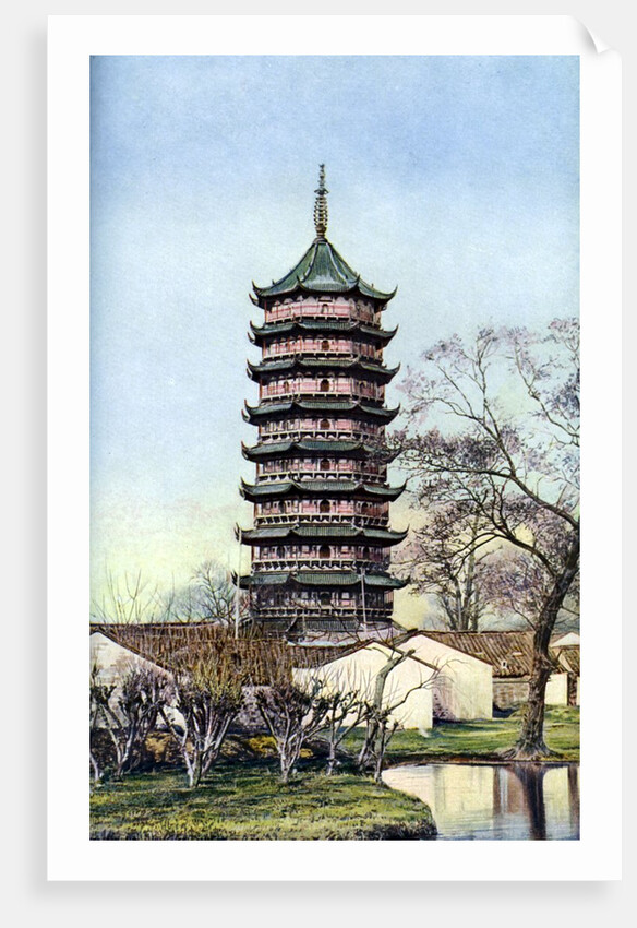 Beisi Pagoda in Suzhou by Anonymous