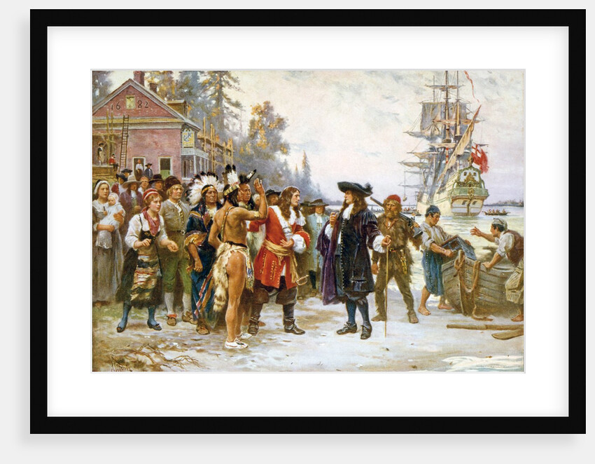 The Landing of William Penn by Anonymous