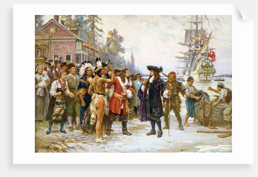 The Landing of William Penn by Anonymous