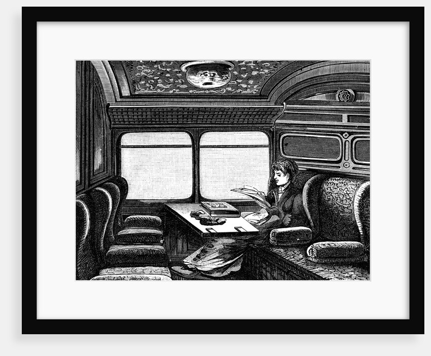 Woman passenger on Orient Express by Anonymous
