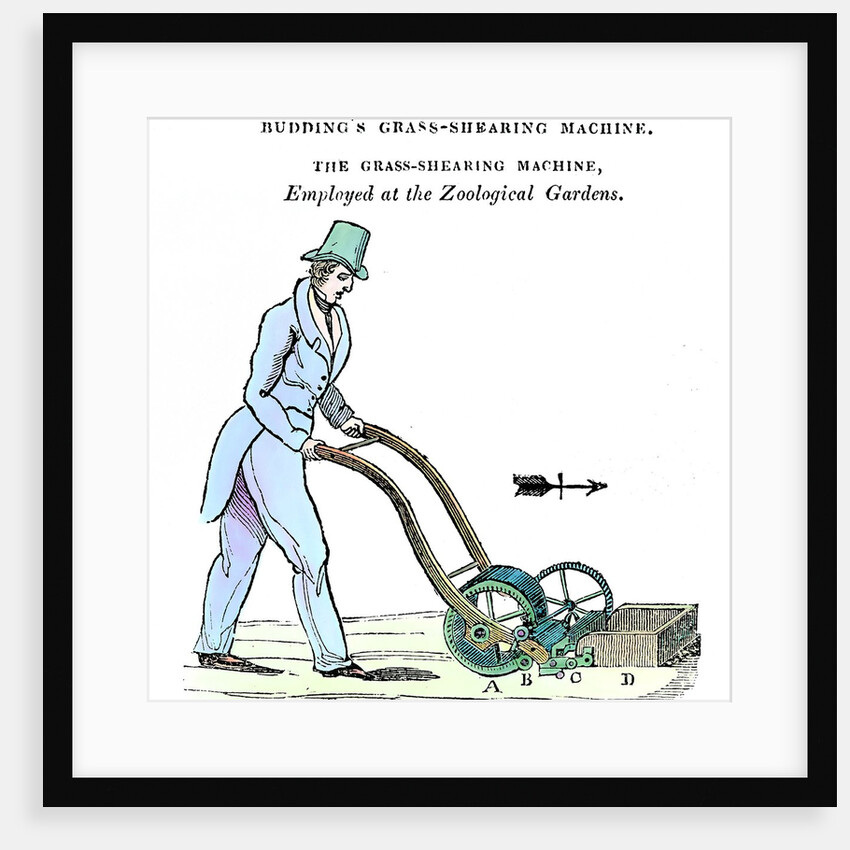 Budding's Grass-shearing Machine by Anonymous