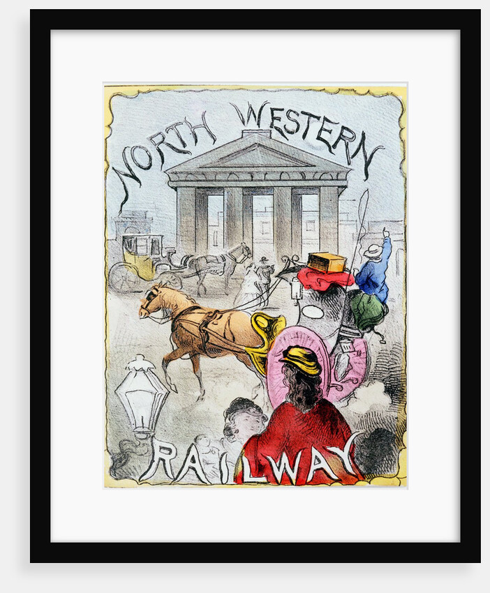 North Western Railway at Euston Station by Anonymous