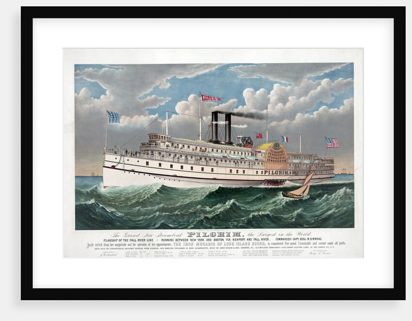 The Grand New Steamboat Pilgrim, the Largest in the World by Anonymous