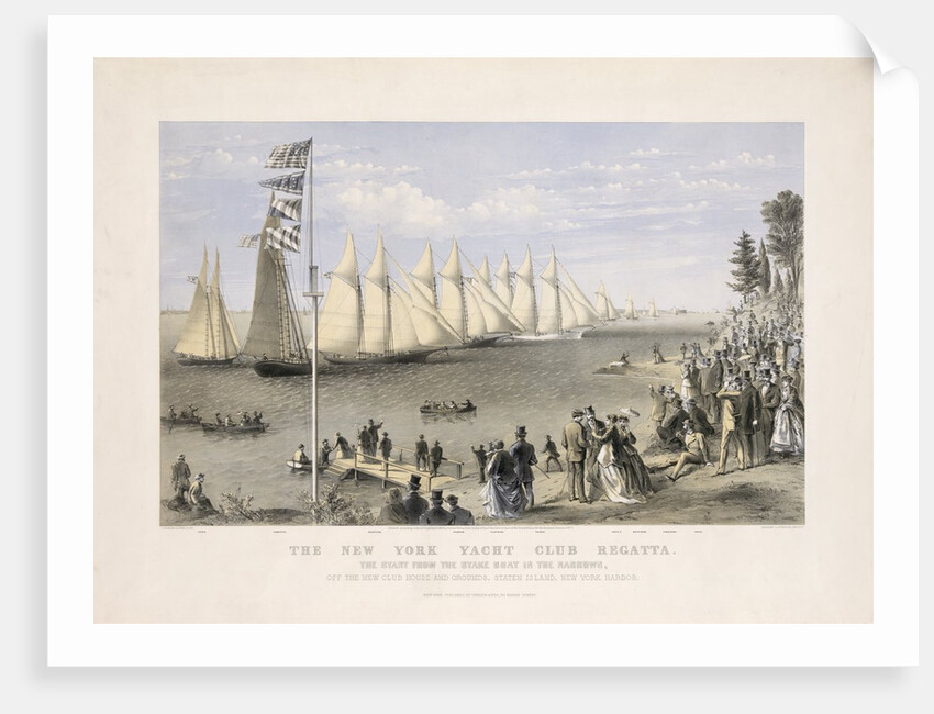 The New York Yacht Club Regatta by Anonymous