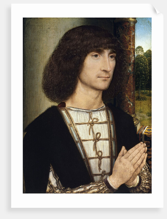 Portrait of a Young Man Praying by Hans Memling