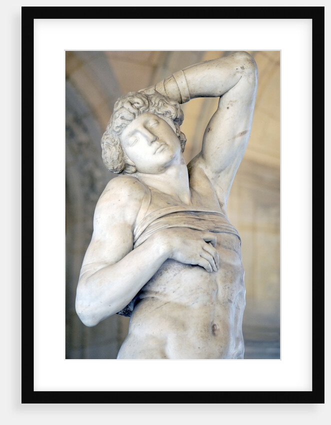 Detail of Dying Slave by Michelangelo Buonarroti
