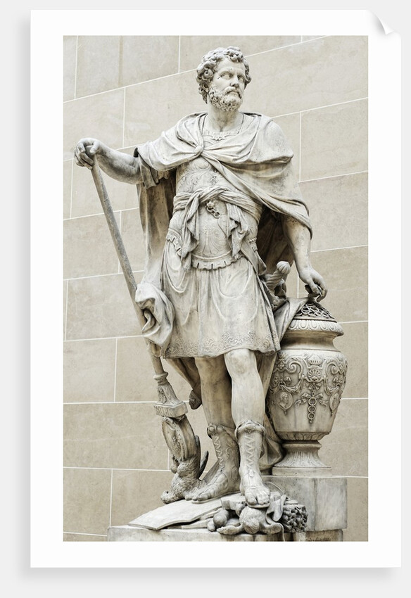 Hannibal Barca counting the rings of the Roman knights killed at the Battle of Cannae by Anonymous