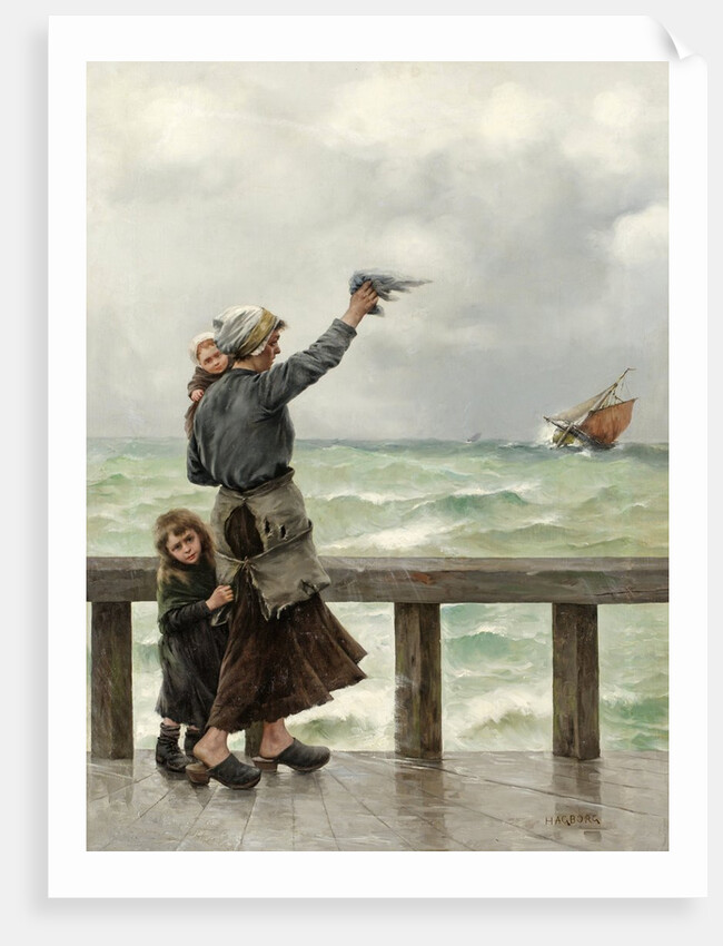 Fisherman's Homecoming by August Hagborg