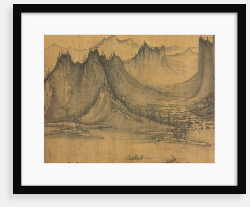 Detail of Fishermen's Evening Song by Xu Daoning