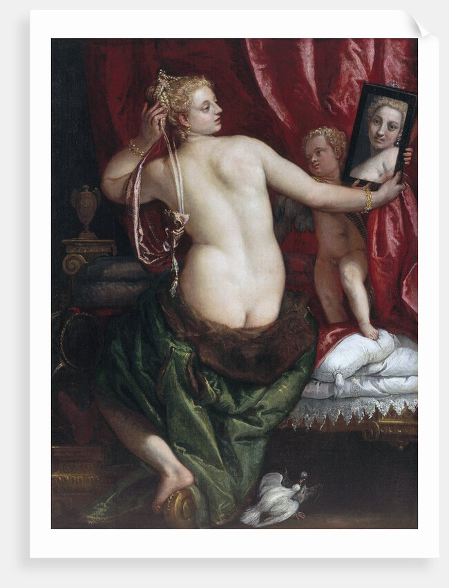 Venus with a Mirror (Venus at Her Toilette) by Paolo Veronese