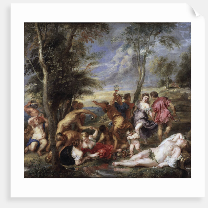 Bacchanal at Andros by Peter Paul Rubens