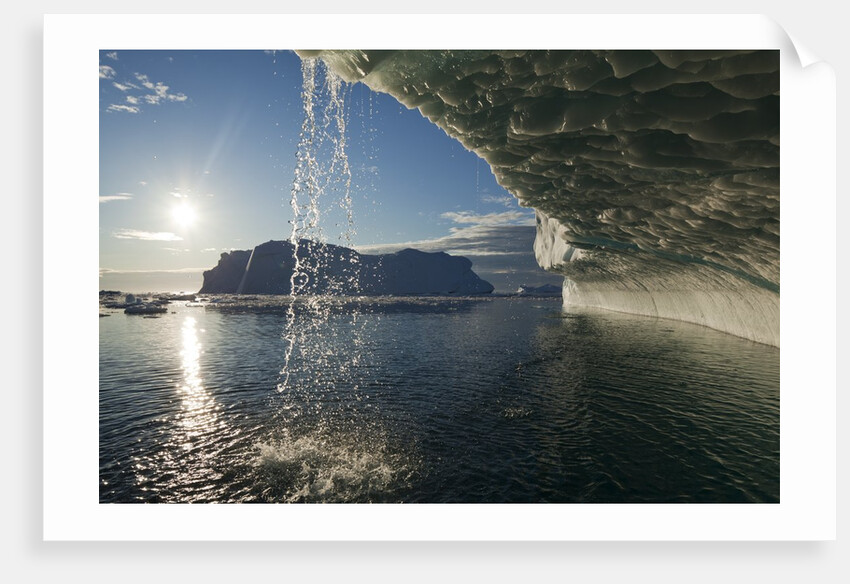 Melting Icebergs in Disko Bay by Anonymous