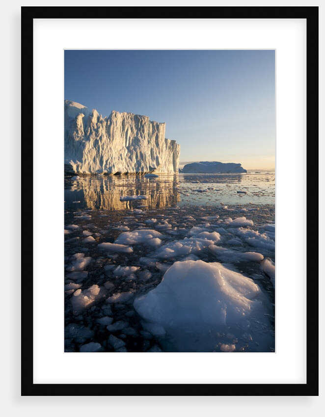 Icebergs in Disko Bay in Greenland by Anonymous