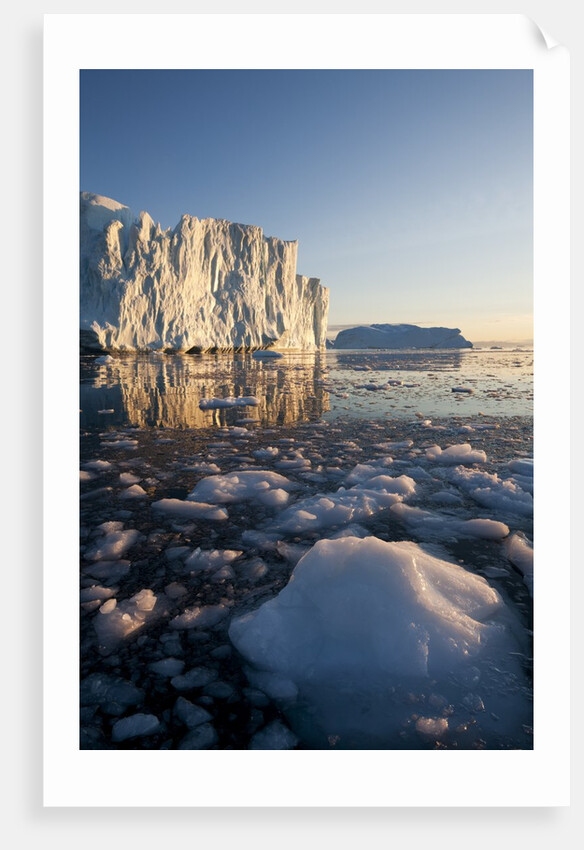 Icebergs in Disko Bay in Greenland by Anonymous