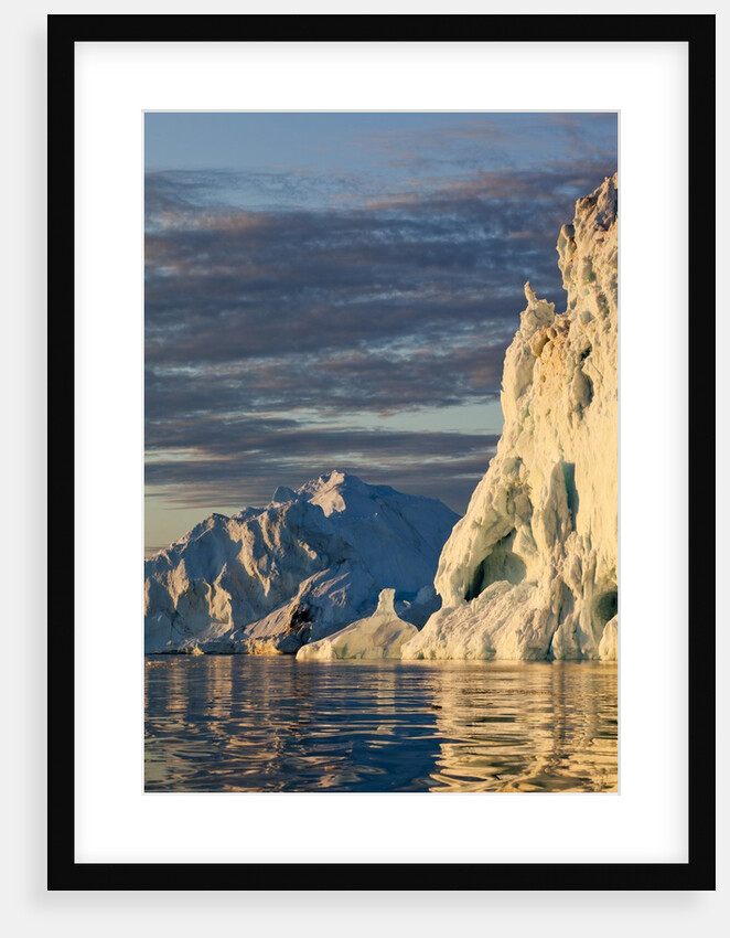 Icebergs in Disko Bay in Greenland by Anonymous