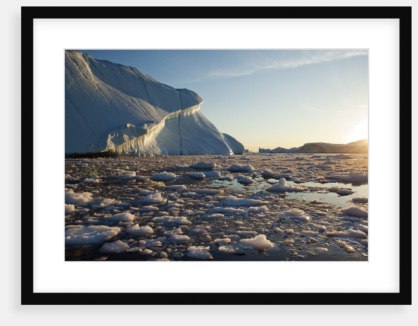 Icebergs in Disko Bay in Greenland by Anonymous