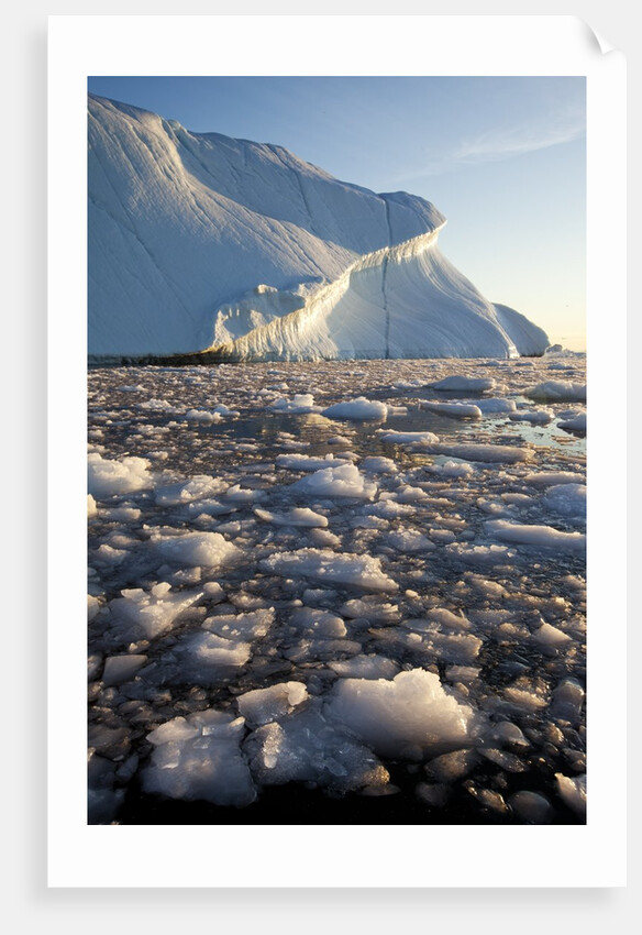 Icebergs in Disko Bay in Greenland by Anonymous