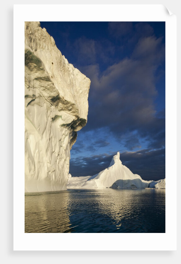 Icebergs in Disko Bay in Greenland by Anonymous