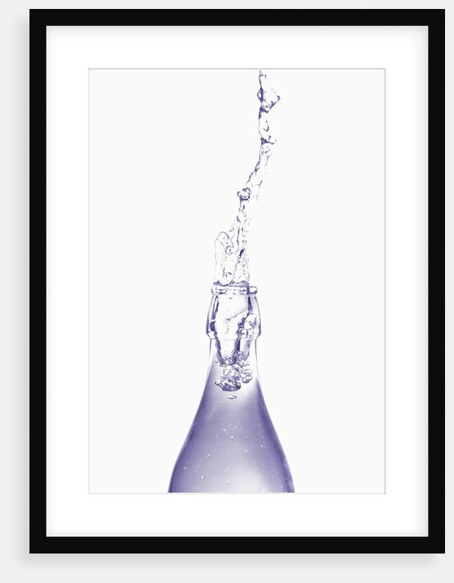 Liquid pouring out of water bottle by Anonymous