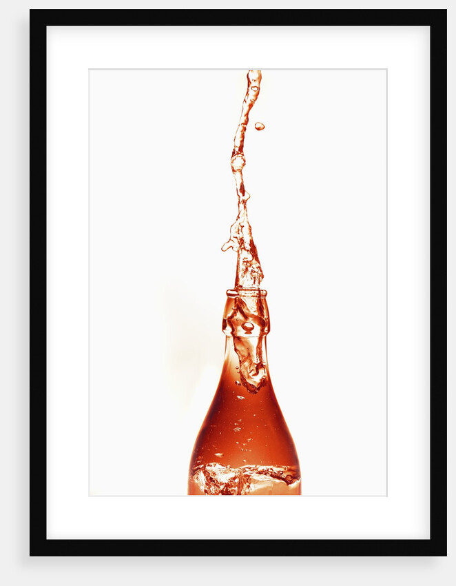 Liquid pouring out of water bottle by Anonymous