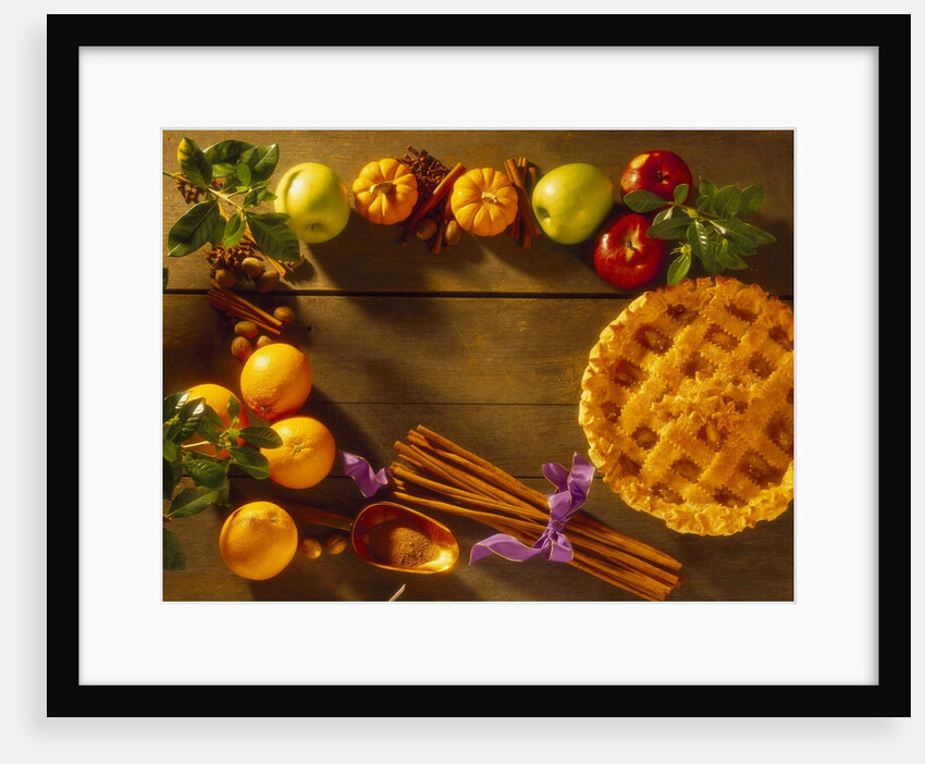 Pie and Raw Fall Ingredients by Anonymous