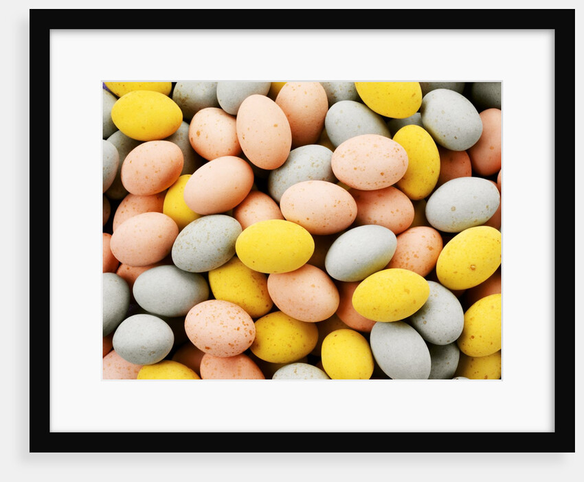 Small coloured Easter eggs by Anonymous