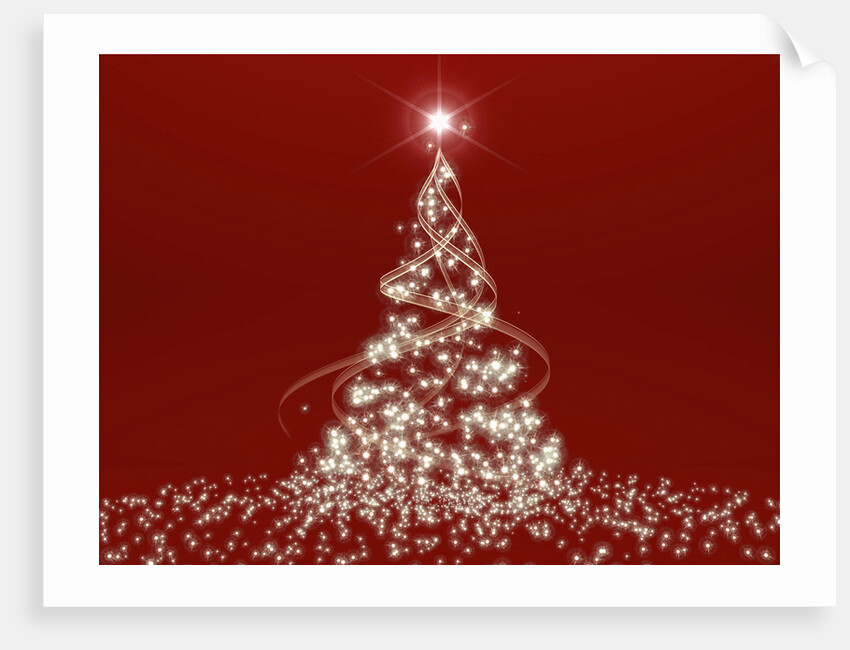 Christmas tree shaped by Anonymous