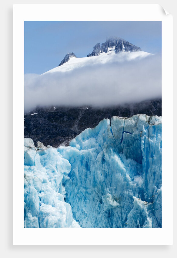 Mountain Peaks and Dawes Glacier, Alaska by Anonymous