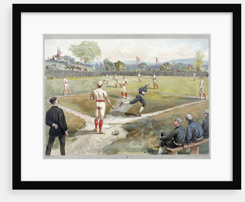 Baseball game by Anonymous