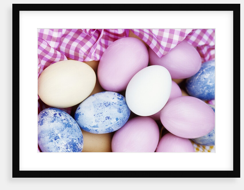 Coloured Easter eggs by Anonymous
