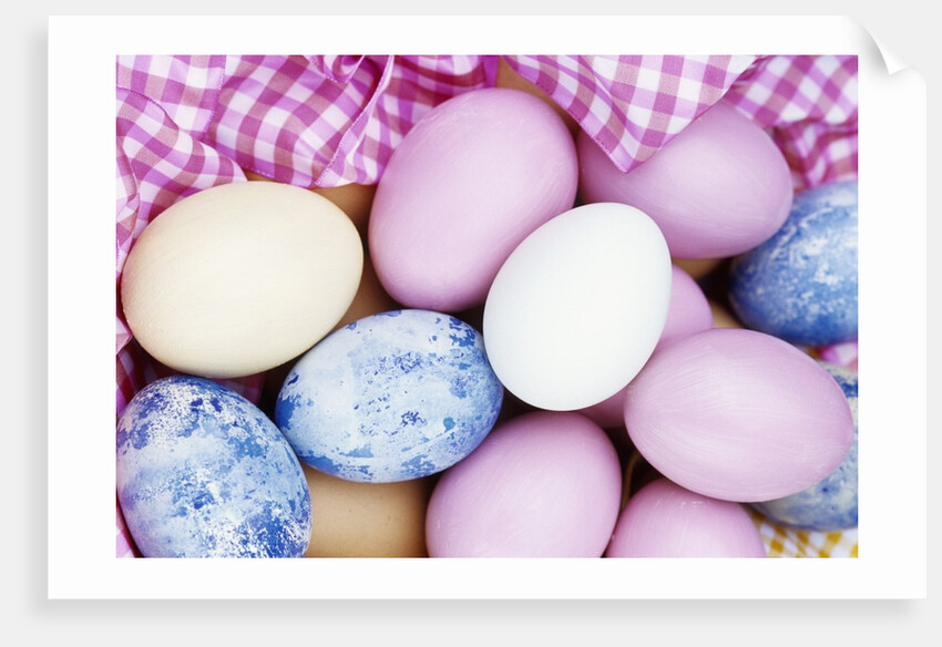 Coloured Easter eggs by Anonymous