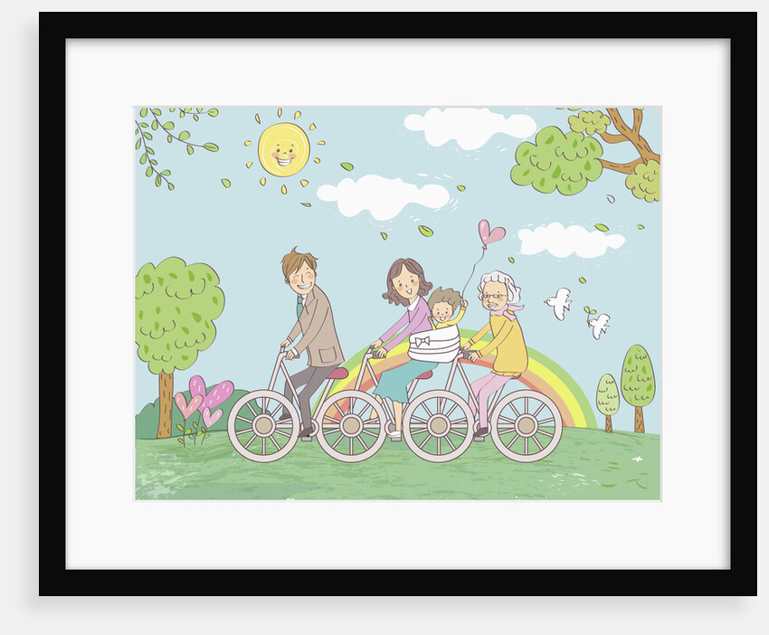 Happy family by Anonymous