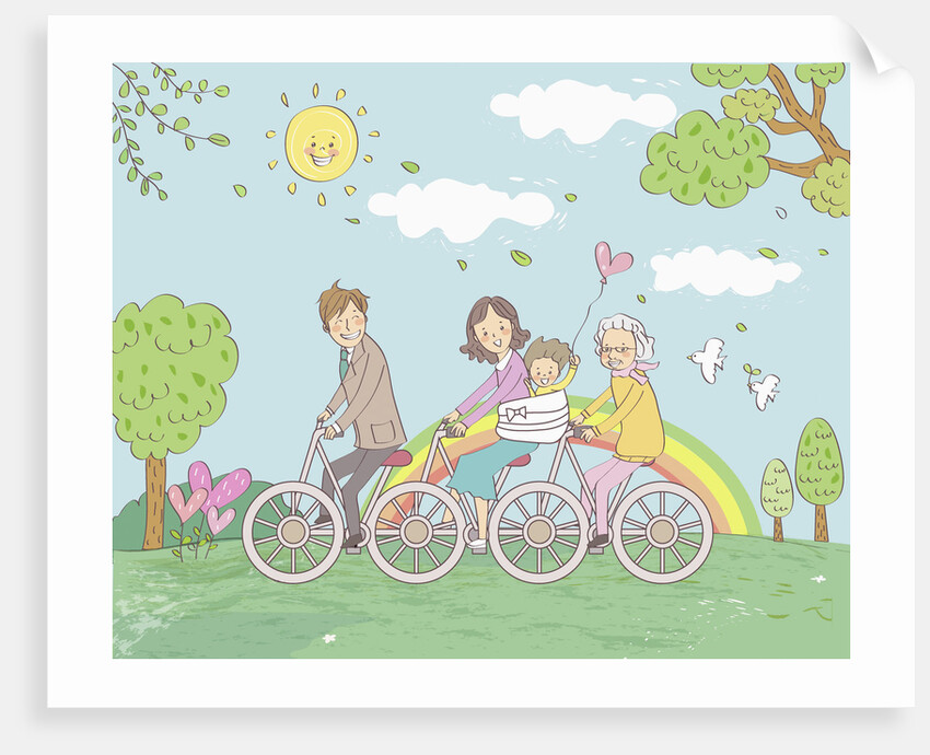Happy family by Anonymous